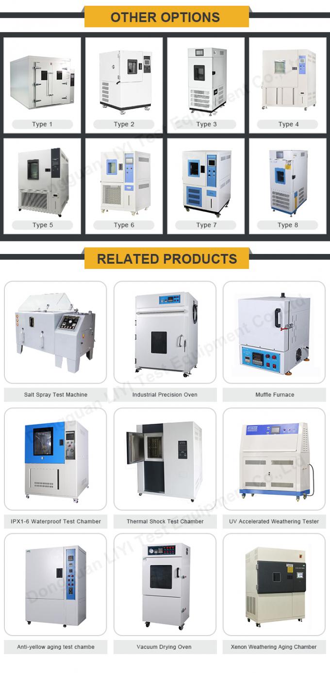 De Temperatuurkamer van LIYI JIS C60068 150L Benchtop, LIYI-de Kamer van de Temperatuurvochtigheid 2