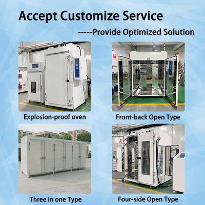 Maatwerk Hogetemperatuur Droogoven 200-500C SUS304 Elektrische Verwarming