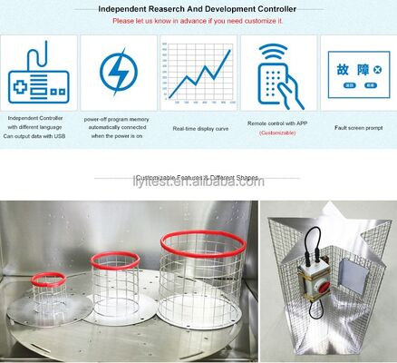 LIYI CE Goedgekeurde IPX5 IPX6 Automatische Touchscreen Water Douche Testkamer voor Waterdichtheidstests voor Elektronische Tests